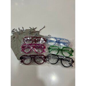 LUR 6-pack of Eyekepper Pilot Reading Glasses
